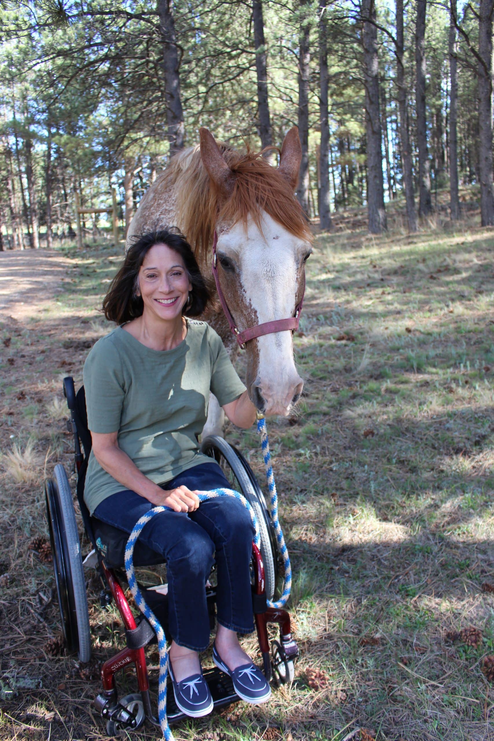 Jeanine Cook Photo with her horse